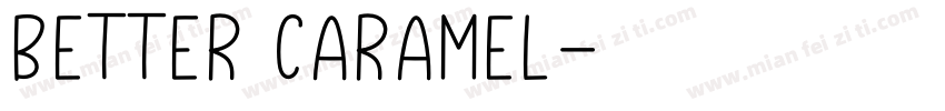 Better Caramel字体转换